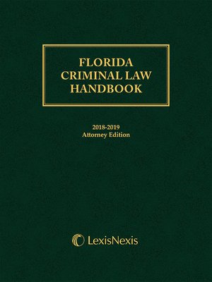 cover image of Florida Criminal Law Handbook